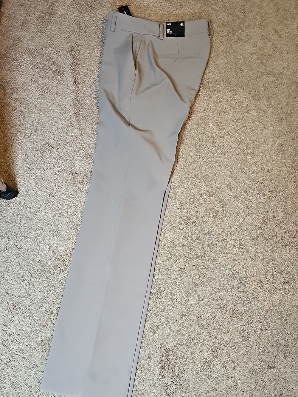 NEW Express Women's Editor Boot Mid Rise Dress Pants in Light Taupe..size 4R